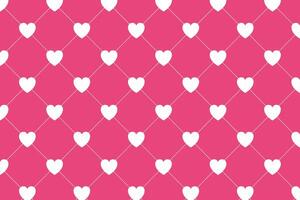 Vector love heart pattern, vector hand drawn Valentine's Day pattern, Valentine's Day background.