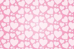 Vector love heart pattern, vector hand drawn Valentine's Day pattern, Valentine's Day background.