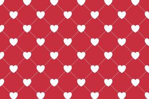 Vector love heart pattern, vector hand drawn Valentine's Day pattern, Valentine's Day background.