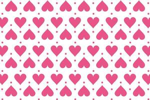 Vector love heart pattern, vector hand drawn Valentine's Day pattern, Valentine's Day background.