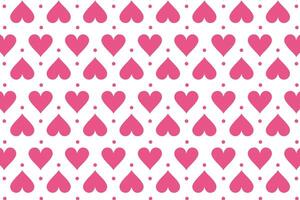 Vector love heart pattern, vector hand drawn Valentine's Day pattern, Valentine's Day background.