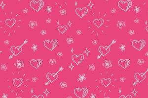 Happy Valentine's Day love background, Valentine's Day love decoration vector