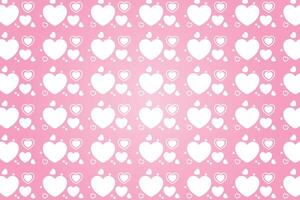 Vector love heart pattern, vector hand drawn Valentine's Day pattern, Valentine's Day background.