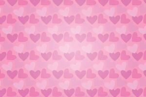 Vector love heart pattern, vector hand drawn Valentine's Day pattern, Valentine's Day background.