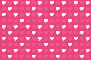 Vector love heart pattern, vector hand drawn Valentine's Day pattern, Valentine's Day background.