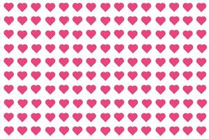 Vector love heart pattern, vector hand drawn Valentine's Day pattern, Valentine's Day background.