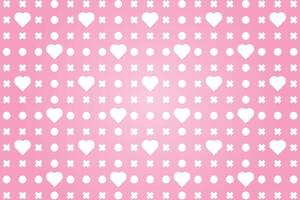 Vector love heart pattern, vector hand drawn Valentine's Day pattern, Valentine's Day background.