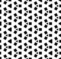 Black and white seamless abstract pattern. Background and backdrop. Grayscale ornamental design. Mosaic ornaments. Vector graphic illustration.