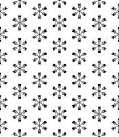 Black and white seamless abstract pattern. Background and backdrop. Grayscale ornamental design. vector