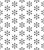 Black and white seamless abstract pattern. Background and backdrop. Grayscale ornamental design. vector