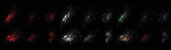 Grunge frame vector colorful ink splatter blood vector banner background