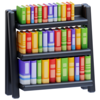 3D shelf icon on transparent background png