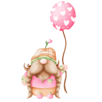 Valentine cute gnome png