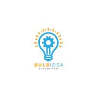 Creative Light Bulb Logo Emblem for Innovative Branding Concepts vector