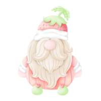 Pink gnome strawberry png