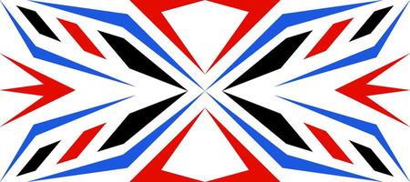 cyborg technology red blue geometric design background vector