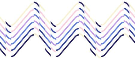 abstract colorful swirl curve lines flowing striped design background vector