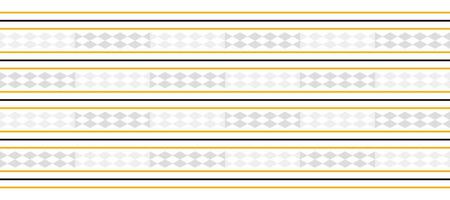 amarillo oro raya contorno decorativo geométrico Clásico diseño antecedentes vector