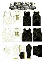 yellow linear Jersey Apparel Sport Wear Sublimation pattern Design vector