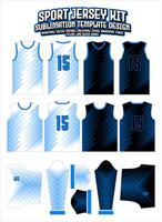 azul diagonal jersey vestir Deportes vestir sublimación modelo vector