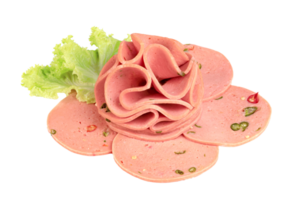 bologna sliced isolated png