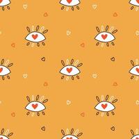 Seamless St Valentine Day pattern vector