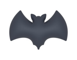 a 3d Halloween Bat on a transparent background png