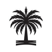 palm tree logo element, palm tree logo template, palm tree logo vector illustration