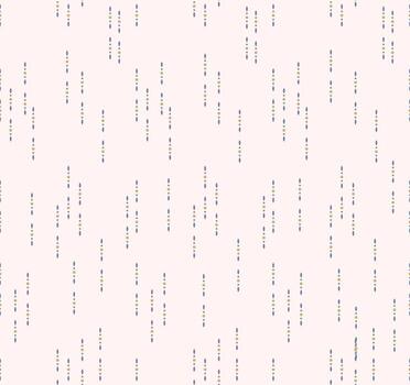 Minimalistic seamless pattern with line and dots. Simple striped background foe fabric, textile, wallpaper, wrapping vector