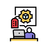 digital product creation color icon vector illustration