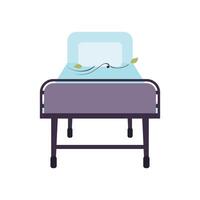 empty or no patient with wind flat illustration at hospital clinic healthcare medical vector