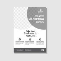 flyer design template vector