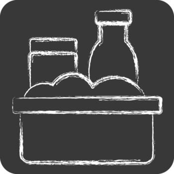 Icon Beer. related to Picnic symbol. chalk Style. simple design editable. simple illustration vector