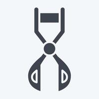 Icon Eyelash Curter. related to Fashion symbol. glyph style. simple design editable. simple illustration vector