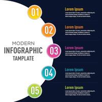 vector diseño infografía tamplate