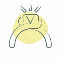 Icon Ring. related to Jewelry symbol. Color Spot Style. simple design editable. simple illustration vector