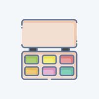 Icon Make Up Kit. related to Fashion symbol. doodle style. simple design editable. simple illustration vector