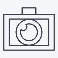 Icon Photo Editor. related to Creative Concept symbol. line style. simple design editable. simple illustration vector