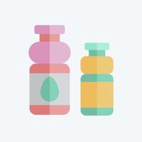 Icon Soft Drink. related to Picnic symbol. flat style. simple design editable. simple illustration vector