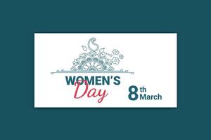 women day social media ,women's day banner design vector