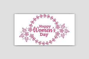 women day social media ,women's day banner design vector