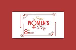 women day social media ,women's day banner design vector