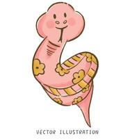 Welcoming 2025 the Chinese New Year of the Snake vector