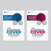 Brochure design, cover modern layout, annual report, poster, flyer in A4 with colorful triangles, geometric shapes for tech, science, market with light background vector