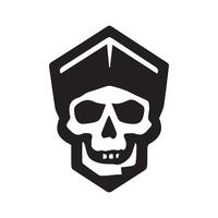 skull logo icon design vector illustration  design template