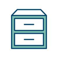 drawer icon vector design template in white background