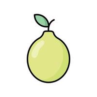 guava icon vector design template in white background