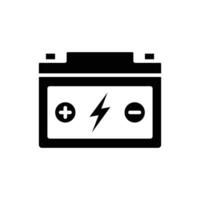 car battery icon vector design template in white background