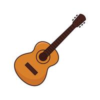 guitarra icono vector diseño modelo en blanco antecedentes