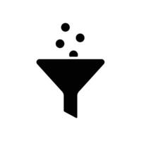 funnel icon vector design template in white background
